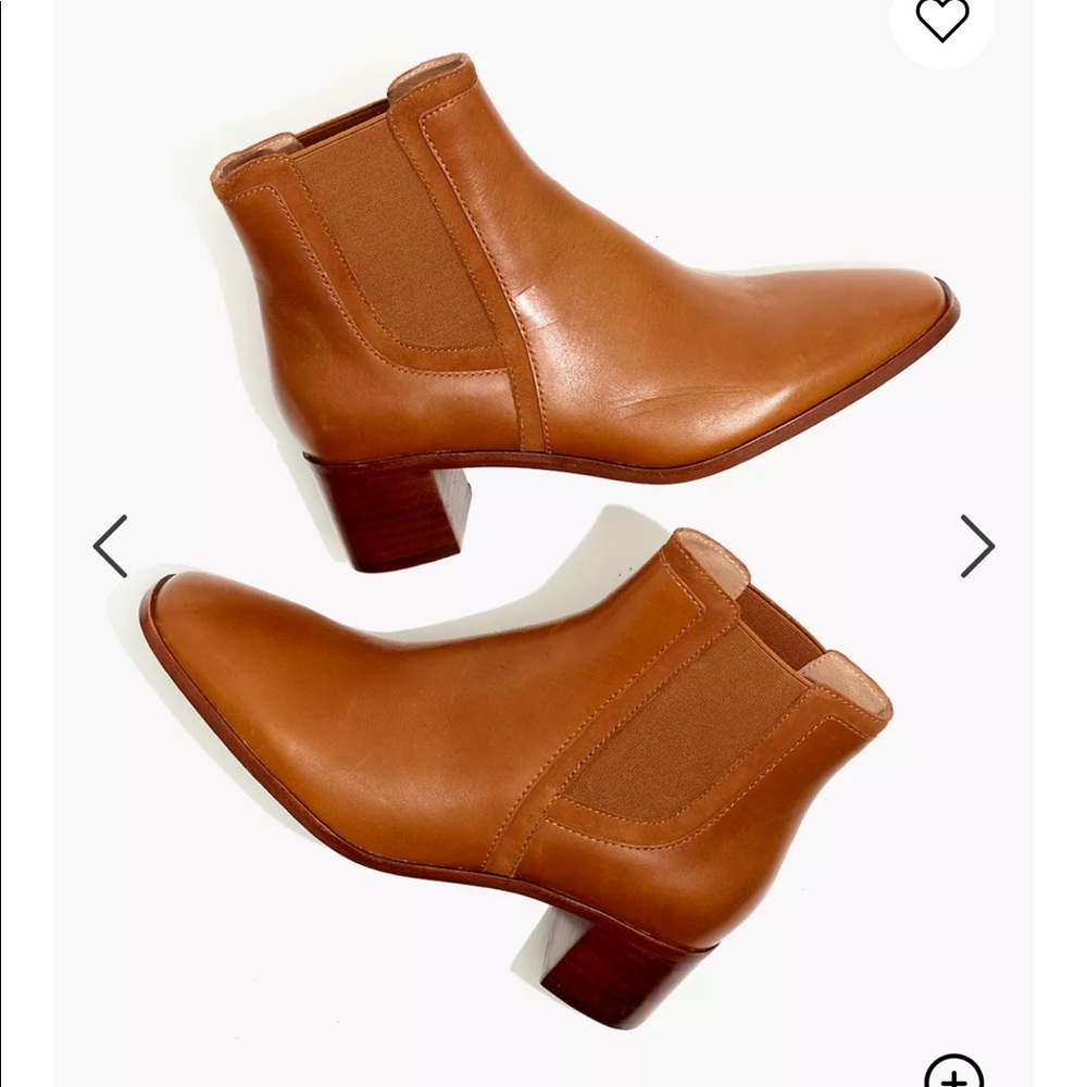 Worn once Madewell Serena square toe Chelsea boots